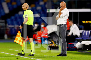 2020-10-22 - Arne Slot head coach of AZ during the UEFA Europa League, Group Stage, Group F football match between SSC Napoli and AZ Alkmaar on October 22, 2020 at Stadio San Paolo in Naples, Italy - Photo Marcel ter Bals / Orange Pictures / DPPI - SSC NAPOLI VS AZ ALKMAAR - UEFA EUROPA LEAGUE - SOCCER