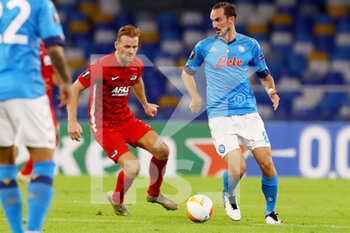 2020-10-22 - Fabian Ruiz of Napoli during the UEFA Europa League, Group Stage, Group F football match between SSC Napoli and AZ Alkmaar on October 22, 2020 at Stadio San Paolo in Naples, Italy - Photo Marcel ter Bals / Orange Pictures / DPPI - SSC NAPOLI VS AZ ALKMAAR - UEFA EUROPA LEAGUE - SOCCER