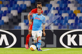 2020-10-22 - Diego Demme of Napoli during the UEFA Europa League, Group Stage, Group F football match between SSC Napoli and AZ Alkmaar on October 22, 2020 at Stadio San Paolo in Naples, Italy - Photo Marcel ter Bals / Orange Pictures / DPPI - SSC NAPOLI VS AZ ALKMAAR - UEFA EUROPA LEAGUE - SOCCER