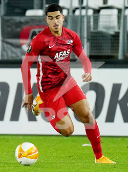 2020-10-29 - Zakaria Aboukhlal of AZ during the UEFA Europa League, Group Stage, Group F football match between AZ Alkmaar and HNK Rijeka on October 29, 2020 at Afas Stadium in Eindhoven, The Netherlands - Photo Henk Seppen / Orange Pictures / DPPI - AZ ALKMAAR VS HNK RIJEKA - UEFA EUROPA LEAGUE - SOCCER