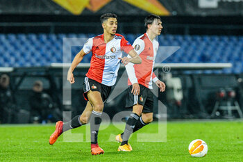 2020-10-29 - Naoufal Bannis of Feyenoord during the UEFA Europa League, Group Stage, Group K football match between Feyenoord and Wolfsberger AC on October 29, 2020 at De Kuip in Rotterdam, The Netherlands - Photo Yannick Verhoeven / Orange Pictures / DPPI - FEYENOORD AND WOLFSBERGER AC - UEFA EUROPA LEAGUE - SOCCER