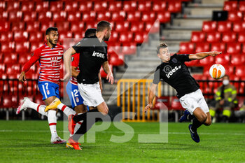 2020-10-29 - Stefan Schwab of Paok during the UEFA Europa League, Group Stage, Group E football match between Granada CF and Paok FC on October 29, 2020 at Los Carmenes Stadium in Granada, Spain - Photo Joaquin Corchero / Spain DPPI / DPPI - GRANADA CF VS PAOK FC - UEFA EUROPA LEAGUE - SOCCER