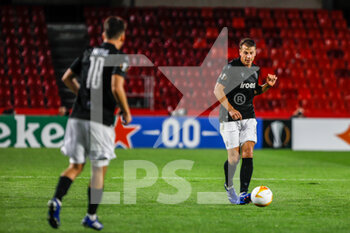 2020-10-29 - Stefan Schwab of Paok during the UEFA Europa League, Group Stage, Group E football match between Granada CF and Paok FC on October 29, 2020 at Los Carmenes Stadium in Granada, Spain - Photo Joaquin Corchero / Spain DPPI / DPPI - GRANADA CF VS PAOK FC - UEFA EUROPA LEAGUE - SOCCER