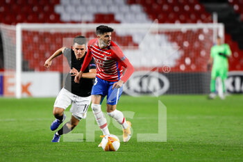 2020-10-29 - Carlos Nava of Granada during the UEFA Europa League, Group Stage, Group E football match between Granada CF and Paok FC on October 29, 2020 at Los Carmenes Stadium in Granada, Spain - Photo Joaquin Corchero / Spain DPPI / DPPI - GRANADA CF VS PAOK FC - UEFA EUROPA LEAGUE - SOCCER