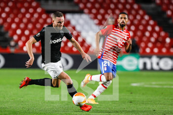 2020-10-29 - Sverrir Ingi Ingason of Paok during the UEFA Europa League, Group Stage, Group E football match between Granada CF and Paok FC on October 29, 2020 at Los Carmenes Stadium in Granada, Spain - Photo Joaquin Corchero / Spain DPPI / DPPI - GRANADA CF VS PAOK FC - UEFA EUROPA LEAGUE - SOCCER