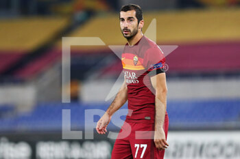 2020-11-05 - Henrikh Mkhitaryan of Roma reacts during the UEFA Europa League, Group Stage, Group A football match between AS Roma and CFR Cluj on November 5, 2020 at Stadio Olimpico in Rome, Italy - Photo Federico Proietti / DPPI - AS ROMA VS CFR CLUJ - UEFA EUROPA LEAGUE - SOCCER