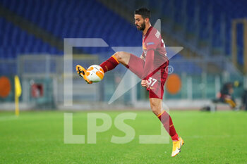 2020-11-05 - Leonardo Spinazzola of Roma in action during the UEFA Europa League, Group Stage, Group A football match between AS Roma and CFR Cluj on November 5, 2020 at Stadio Olimpico in Rome, Italy - Photo Federico Proietti / DPPI - AS ROMA VS CFR CLUJ - UEFA EUROPA LEAGUE - SOCCER