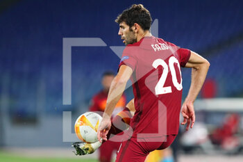 2020-11-05 - Federico Fazio of Roma in action during the UEFA Europa League, Group Stage, Group A football match between AS Roma and CFR Cluj on November 5, 2020 at Stadio Olimpico in Rome, Italy - Photo Federico Proietti / DPPI - AS ROMA VS CFR CLUJ - UEFA EUROPA LEAGUE - SOCCER