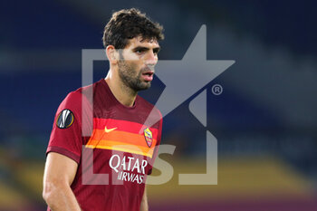2020-11-05 - Federico Fazio of Roma reacts during the UEFA Europa League, Group Stage, Group A football match between AS Roma and CFR Cluj on November 5, 2020 at Stadio Olimpico in Rome, Italy - Photo Federico Proietti / DPPI - AS ROMA VS CFR CLUJ - UEFA EUROPA LEAGUE - SOCCER