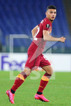 2020-11-05 - Tommaso Milanese of Roma in action during the UEFA Europa League, Group Stage, Group A football match between AS Roma and CFR Cluj on November 5, 2020 at Stadio Olimpico in Rome, Italy - Photo Federico Proietti / DPPI - AS ROMA VS CFR CLUJ - UEFA EUROPA LEAGUE - SOCCER