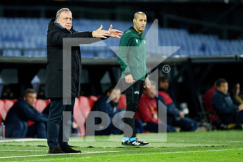2020-11-05 - Dick Advocaat coach of Feyenoord during the UEFA Europa League, Group Stage, Group K football match between Feyenoord and CSKA Moskva on november 5, 2020 at De Kuip stadium in Rotterdam, The Netherlands - Photo Yannick Verhoeven / Orange Pictures / DPPI - FEYENOORD VS CSKA MOSKVA - UEFA EUROPA LEAGUE - SOCCER