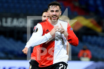 2020-11-05 - Orkun Kokcu of Feyenoord celebrates after his goal during the UEFA Europa League, Group Stage, Group K football match between Feyenoord and CSKA Moskva on november 5, 2020 at De Kuip stadium in Rotterdam, The Netherlands - Photo Yannick Verhoeven / Orange Pictures / DPPI - FEYENOORD VS CSKA MOSKVA - UEFA EUROPA LEAGUE - SOCCER