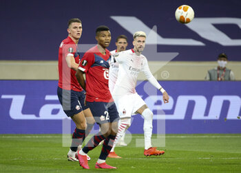 2020-11-26 - Samuel Castillejo of AC Milan during the UEFA Europa League, Group H football match between Lille OSC and AC Milan on November 26, 2020 at Pierre Mauroy stadium in Villeneuve-d'Ascq near Lille, France - Photo Jean Catuffe / DPPI - LILLE OSC VS AC MILAN - UEFA EUROPA LEAGUE - SOCCER