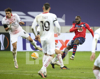 2020-11-26 - Jonathan Ikone of Lille during the UEFA Europa League, Group H football match between Lille OSC and AC Milan on November 26, 2020 at Pierre Mauroy stadium in Villeneuve-d'Ascq near Lille, France - Photo Jean Catuffe / DPPI - LILLE OSC VS AC MILAN - UEFA EUROPA LEAGUE - SOCCER