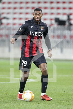 2020-12-03 - Jeff Reine-Adelaide of Nice during the UEFA Europa League, Group C football match between OGC Nice and Bayer Leverkusen on December 3, 2020 at Allianz Riviera stadium in Nice, France - Photo Jean Catuffe / DPPI - OGC NICE VS BAYER LEVERKUSEN - UEFA EUROPA LEAGUE - SOCCER