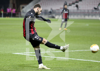 2020-12-03 - Amine Gouiri of Nice during the UEFA Europa League, Group C football match between OGC Nice and Bayer Leverkusen on December 3, 2020 at Allianz Riviera stadium in Nice, France - Photo Jean Catuffe / DPPI - OGC NICE VS BAYER LEVERKUSEN - UEFA EUROPA LEAGUE - SOCCER
