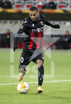 2020-12-03 - Alexis Claude-Maurice of Nice during the UEFA Europa League, Group C football match between OGC Nice and Bayer Leverkusen on December 3, 2020 at Allianz Riviera stadium in Nice, France - Photo Jean Catuffe / DPPI - OGC NICE VS BAYER LEVERKUSEN - UEFA EUROPA LEAGUE - SOCCER