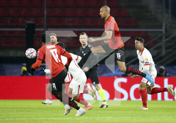 2020-12-08 - Steven Nzonzi of Stade Rennais during the UEFA Champions League, Group E football match between Stade Rennais and Sevilla FC (FC Seville) on December 8, 2020 at Roazhon Park in Rennes, France - Photo Jean Catuffe / DPPI - STADE RENNAIS VS SEVILLA FC - UEFA EUROPA LEAGUE - SOCCER