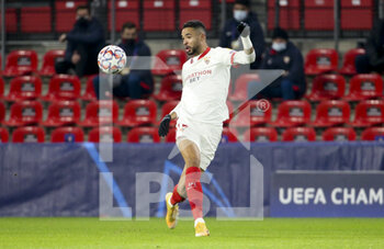 2020-12-08 - Youssef En-Nesyri of Sevilla FC during the UEFA Champions League, Group E football match between Stade Rennais and Sevilla FC (FC Seville) on December 8, 2020 at Roazhon Park in Rennes, France - Photo Jean Catuffe / DPPI - STADE RENNAIS VS SEVILLA FC - UEFA EUROPA LEAGUE - SOCCER