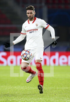 2020-12-08 - Sergi Gomez of Sevilla FC during the UEFA Champions League, Group E football match between Stade Rennais and Sevilla FC (FC Seville) on December 8, 2020 at Roazhon Park in Rennes, France - Photo Jean Catuffe / DPPI - STADE RENNAIS VS SEVILLA FC - UEFA EUROPA LEAGUE - SOCCER