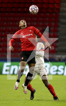 2020-12-08 - Dalbert Henrique of Stade Rennais during the UEFA Champions League, Group E football match between Stade Rennais and Sevilla FC (FC Seville) on December 8, 2020 at Roazhon Park in Rennes, France - Photo Jean Catuffe / DPPI - STADE RENNAIS VS SEVILLA FC - UEFA EUROPA LEAGUE - SOCCER