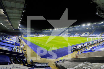 2020-12-10 - A general view inside The King Power Stadium ahead of the UEFA Europa League, Group G football match between Leicester City and AEK Athens on December 10, 2020 at the King Power Stadium in Leicester, England - Photo Jez Tighe / ProSportsImages / DPPI - LEICESTER CITY VS AEK ATHENS - UEFA EUROPA LEAGUE - SOCCER