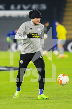 2020-12-10 - Jamie Vardy Leicester City (9) warms up before the UEFA Europa League, Group G football match between Leicester City and AEK Athens on December 10, 2020 at the King Power Stadium in Leicester, England - Photo Jez Tighe / ProSportsImages / DPPI - LEICESTER CITY VS AEK ATHENS - UEFA EUROPA LEAGUE - SOCCER