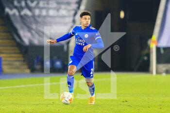 2020-12-10 - James Justin of Leicester City (2) during the UEFA Europa League, Group G football match between Leicester City and AEK Athens on December 10, 2020 at the King Power Stadium in Leicester, England - Photo Jez Tighe / ProSportsImages / DPPI - LEICESTER CITY VS AEK ATHENS - UEFA EUROPA LEAGUE - SOCCER