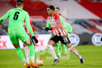 2020-12-10 - Mohamed Ihattaren of PSV Eindhoven during the UEFA Europa League, Group E football match between PSV and Omonia Nicosia on December 10, 2020 at Philips Stadion in Eindhoven, Netherlands - Photo Perry vd Leuvert / Orange Pictures / DPPI - PSV VS OMONIA NICOSIA - UEFA EUROPA LEAGUE - SOCCER