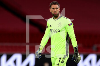 2021-02-25 - Goalkeeper Maarten Stekelenburg of Ajax during the UEFA Europa League, round of 32, 2nd leg football match between Ajax and Lille OSC on February 25, 2021 at Johan Cruijf Arena in Amsterdam, Netherlands - Photo Marcel ter Bals / Orange Pictures / DPPI - AJAX AND LILLE OSC - UEFA EUROPA LEAGUE - SOCCER