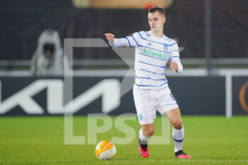 2021-02-25 - Volodymyr Shepeliev of Dynamo Kiev during the UEFA Europa League, round of 32, 2nd leg football match between Club Brugge and FC Dynamo Kyiv on February 25, 2021 at Jan Breydelstadion in Bruges, Belgium - Photo Jeroen Meuwsen / Orange Pictures / DPPI - CLUB BRUGGE AND FC DYNAMO KYIV - UEFA EUROPA LEAGUE - SOCCER