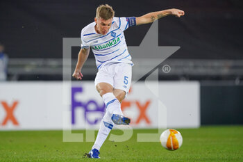 2021-02-25 - Sergiy Sydorchuk of Dynamo Kiev during the UEFA Europa League, round of 32, 2nd leg football match between Club Brugge and FC Dynamo Kyiv on February 25, 2021 at Jan Breydelstadion in Bruges, Belgium - Photo Jeroen Meuwsen / Orange Pictures / DPPI - CLUB BRUGGE AND FC DYNAMO KYIV - UEFA EUROPA LEAGUE - SOCCER