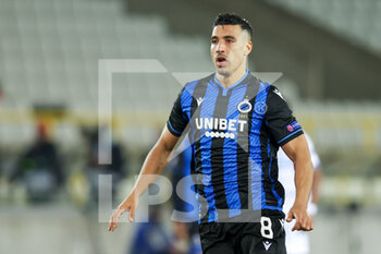 2021-02-25 - Nabil Dirar of Club Brugge during the UEFA Europa League, round of 32, 2nd leg football match between Club Brugge and FC Dynamo Kyiv on February 25, 2021 at Jan Breydelstadion in Bruges, Belgium - Photo Herman Dingler / Orange Pictures / DPPI - CLUB BRUGGE AND FC DYNAMO KYIV - UEFA EUROPA LEAGUE - SOCCER
