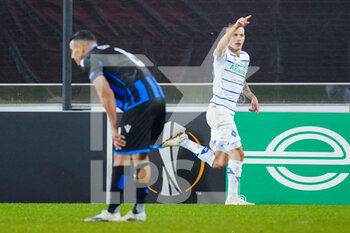 2021-02-25 - Goal by Vitaliy Buyalskiy of Dynamo Kiev during the UEFA Europa League, round of 32, 2nd leg football match between Club Brugge and FC Dynamo Kyiv on February 25, 2021 at Jan Breydelstadion in Bruges, Belgium - Photo Jeroen Meuwsen / Orange Pictures / DPPI - CLUB BRUGGE AND FC DYNAMO KYIV - UEFA EUROPA LEAGUE - SOCCER