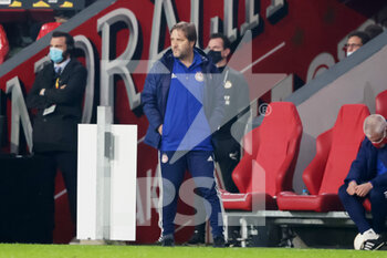 2021-02-25 - Coach Pedro Martins of Olympiacos during the UEFA Europa League, round of 32, 2nd leg football match between PSV and Olympiacos on February 25, 2021 at PSV Stadion in Eindhoven, Netherlands - Photo Perry van de Leuvert / Orange Pictures / DPPI - PSV AND OLYMPIACOS - UEFA EUROPA LEAGUE - SOCCER