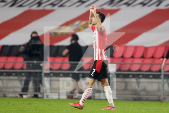 2021-02-25 - Eran Zahavi of PSV celebrates after scoring his sides second goal during the UEFA Europa League, round of 32, 2nd leg football match between PSV and Olympiacos on February 25, 2021 at PSV Stadion in Eindhoven, Netherlands - Photo Perry van de Leuvert / Orange Pictures / DPPI - PSV AND OLYMPIACOS - UEFA EUROPA LEAGUE - SOCCER
