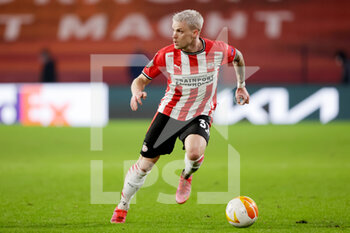 2021-02-25 - Philipp Max of PSV during the UEFA Europa League, round of 32, 2nd leg football match between PSV and Olympiacos on February 25, 2021 at PSV Stadion in Eindhoven, Netherlands - Photo Perry van de Leuvert / Orange Pictures / DPPI - PSV AND OLYMPIACOS - UEFA EUROPA LEAGUE - SOCCER
