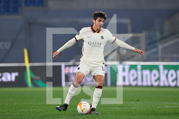 2021-04-15 - Gonzalo Villar of AS Roma seen in action during the UEFA Europa League Quarter Finals football match between AS Roma and AFC Ajax at the Olimpic Stadium in Rome. - AS ROMA VS AFC AJAX - UEFA EUROPA LEAGUE - SOCCER
