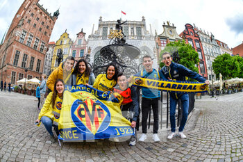 2021-05-26 - Fans of Villarreal CF during the UEFA Europa League, Final football match between Villarreal CF and Manchester United on May 26, 2021 at Stadion Energa Gdansk in Gdansk, Poland - Photo Pablo Morano / Orange Pictures / DPPI - FINAL - VILLARREAL CF VS MANCHESTER UNITED - UEFA EUROPA LEAGUE - SOCCER