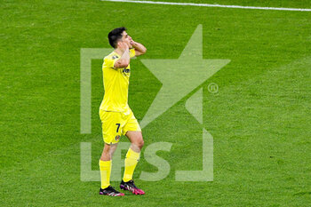 2021-05-26 - Gerard of Villarreal CF celebrates after scoring his sides first goal during the UEFA Europa League, Final football match between Villarreal CF and Manchester United on May 26, 2021 at Stadion Energa Gdansk in Gdansk, Poland - Photo Pablo Morano / Orange Pictures / DPPI - FINAL - VILLARREAL CF VS MANCHESTER UNITED - UEFA EUROPA LEAGUE - SOCCER