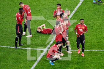 2021-05-26 - Players of Manchester United dejected after the UEFA Europa League, Final football match between Villarreal CF and Manchester United on May 26, 2021 at Stadion Energa Gdansk in Gdansk, Poland - Photo Pablo Morano / Orange Pictures / DPPI - FINAL - VILLARREAL CF VS MANCHESTER UNITED - UEFA EUROPA LEAGUE - SOCCER
