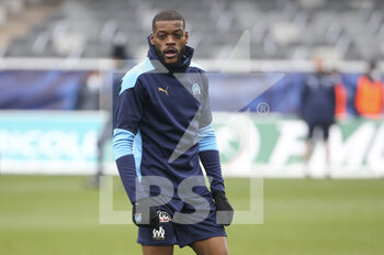 2021-02-10 - Olivier Ntcham of Marseille during the French Cup, round of 64 football match between AJ Auxerre (AJA) and Olympique de Marseille (OM) on February 10, 2021 at Stade Abbe Deschamps in Auxerre, France - Photo Jean Catuffe / DPPI - AJ AUXERRE AND OLYMPIQUE DE MARSEILLE - FRENCH CUP - SOCCER
