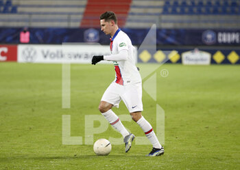 2021-02-10 - Julian Draxler of PSG during the French Cup, round of 64 football match between Stade Malherbe de Caen (SM Caen) and Paris Saint-Germain (PSG) on February 10, 2021 at Stade Michel d'Ornano in Caen, France - Photo Jean Catuffe / DPPI - STADE MALHERBE DE CAEN (SM CAEN) AND PARIS SAINT-GERMAIN (PSG) - FRENCH CUP - SOCCER