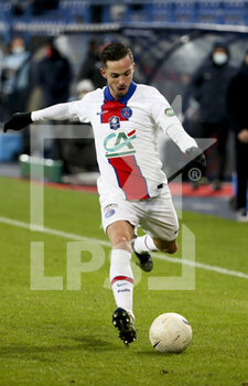 2021-02-10 - Pablo Sarabia of PSG during the French Cup, round of 64 football match between Stade Malherbe de Caen (SM Caen) and Paris Saint-Germain (PSG) on February 10, 2021 at Stade Michel d'Ornano in Caen, France - Photo Jean Catuffe / DPPI - STADE MALHERBE DE CAEN (SM CAEN) AND PARIS SAINT-GERMAIN (PSG) - FRENCH CUP - SOCCER