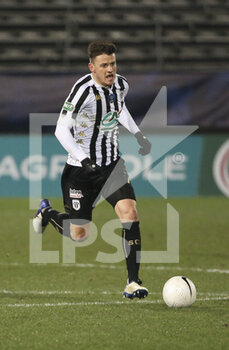 2021-02-11 - Pierrick Capelle of Angers during the French Cup, round of 64 football match between SCO Angers and Stade Rennais (Rennes) on February 11, 2021 at Stade Raymond Kopa in Angers, France - Photo Jean Catuffe / DPPI - SCO ANGERS AND STADE RENNAIS (RENNES) - FRENCH CUP - SOCCER
