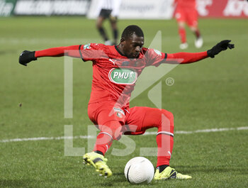 2021-02-11 - James Lea Siliki of Rennes during the French Cup, round of 64 football match between SCO Angers and Stade Rennais (Rennes) on February 11, 2021 at Stade Raymond Kopa in Angers, France - Photo Jean Catuffe / DPPI - SCO ANGERS AND STADE RENNAIS (RENNES) - FRENCH CUP - SOCCER