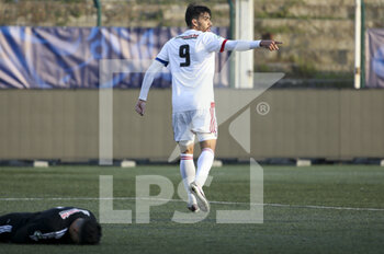 2021-04-08 - Lucas Paqueta of Lyon celebrates his goal during the French Cup round of 16 football match between Red Star FC and Olympique Lyonnais (OL) on April 8, 2021 at Stade Bauer in Saint-Ouen, France - Photo Jean Catuffe / DPPI - RED STAR FC VS OLYMPIQUE LYONNAIS (OL) - FRENCH CUP - SOCCER