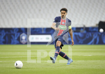 2021-05-19 - Marquinhos of PSG during the French Cup Final football match between AS Monaco (ASM) and Paris Saint-Germain PSG on May 19, 2021 at Stade de France in Saint-Denis near Paris, France - Photo Jean Catuffe / DPPI - FINAL - AS MONACO (ASM) VS PARIS SAINT-GERMAIN PSG - FRENCH CUP - SOCCER