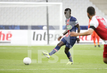 2021-05-19 - Idrissa Gueye Gana of PSG during the French Cup Final football match between AS Monaco (ASM) and Paris Saint-Germain PSG on May 19, 2021 at Stade de France in Saint-Denis near Paris, France - Photo Jean Catuffe / DPPI - FINAL - AS MONACO (ASM) VS PARIS SAINT-GERMAIN PSG - FRENCH CUP - SOCCER