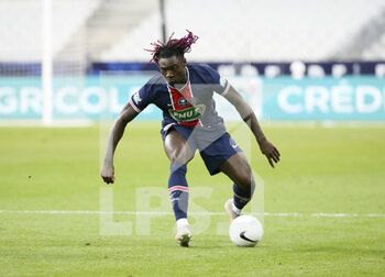 2021-05-19 - Moise Kean of PSG during the French Cup Final football match between AS Monaco (ASM) and Paris Saint-Germain PSG on May 19, 2021 at Stade de France in Saint-Denis near Paris, France - Photo Jean Catuffe / DPPI - FINAL - AS MONACO (ASM) VS PARIS SAINT-GERMAIN PSG - FRENCH CUP - SOCCER